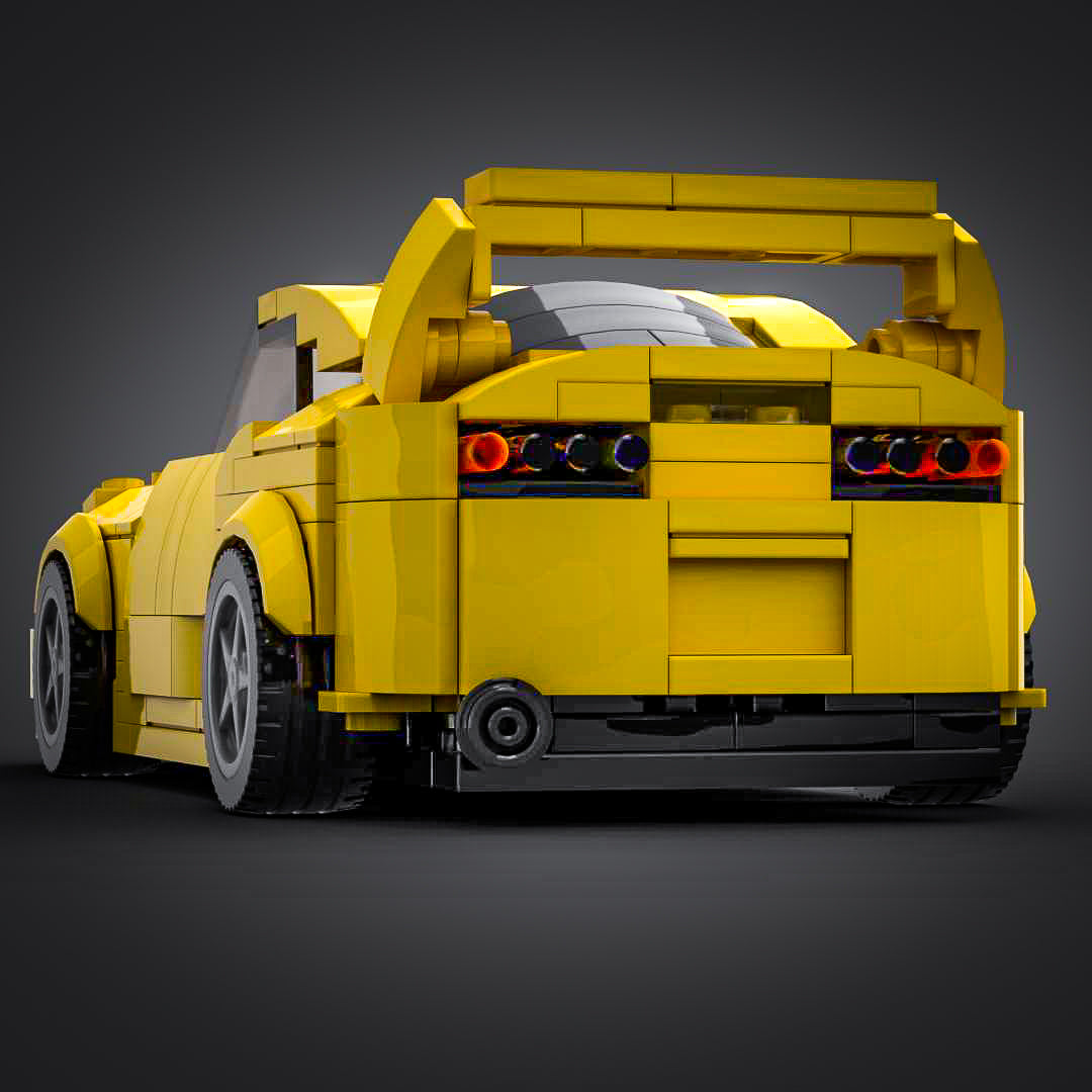 Inspired by Toyota MK4 Supra - Yellow (instructions)