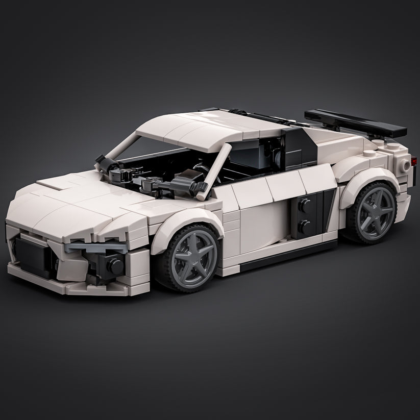 Inspired by Audi R8 - White (instructions) – Bricks, Blocks & MOCs