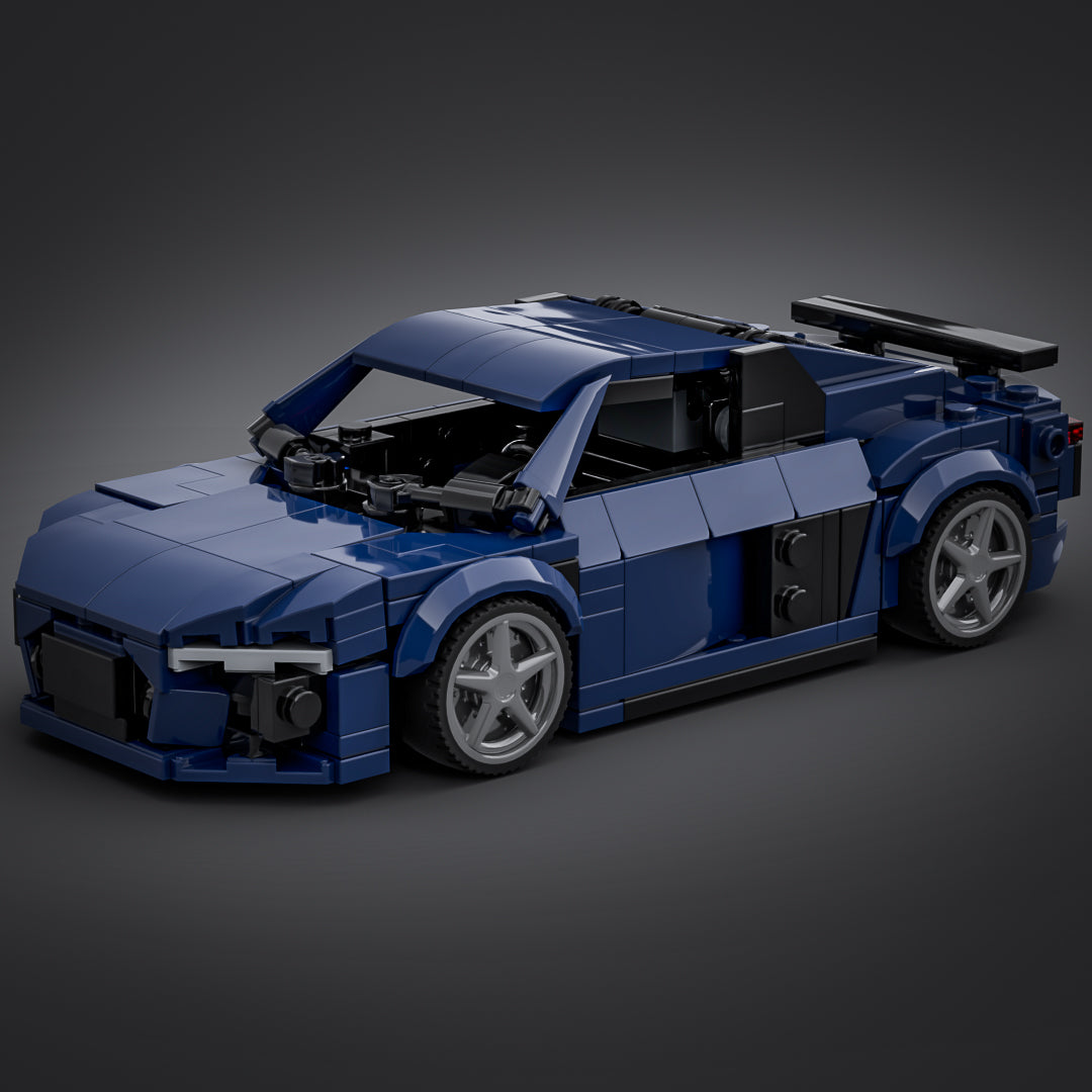 Inspired by Audi R8 - Dark Blue (instructions)