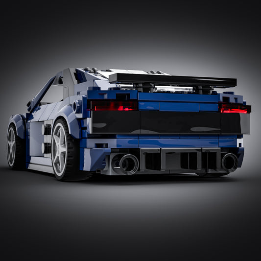 Inspired by Audi R8 - Dark Blue (instructions)