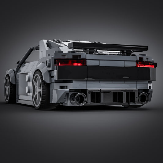 Inspired by Audi R8 - Dark Grey (instructions)