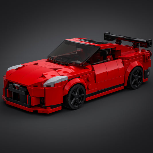 Inspired by Nissan R35 GTR - Red (instructions)