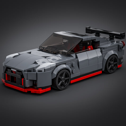 Inspired by Nissan R35 GTR - Grey (instructions)