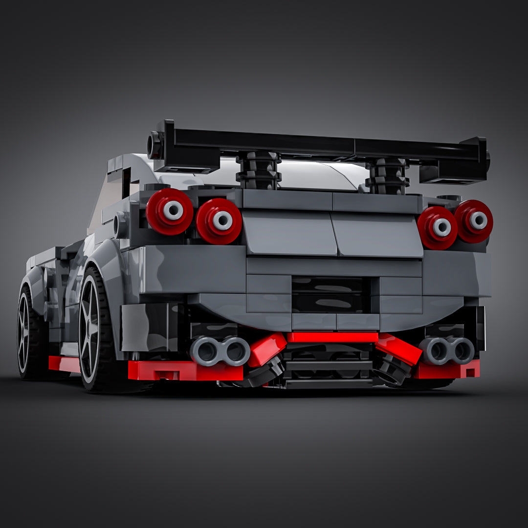 Inspired by Nissan R35 GTR - Grey (instructions)