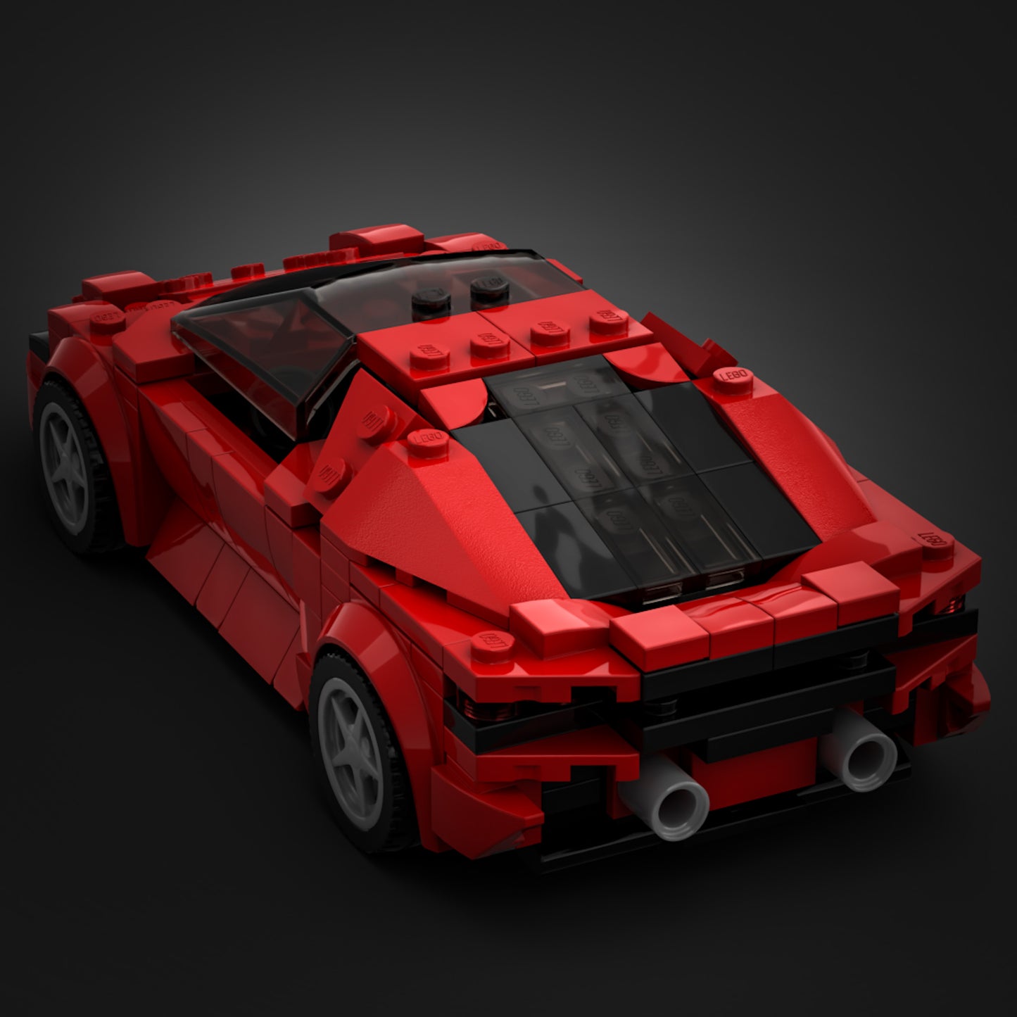 Inspired by Lamborghini Huracan EVO (based on set 76895 Ferrari F8 Tributo)